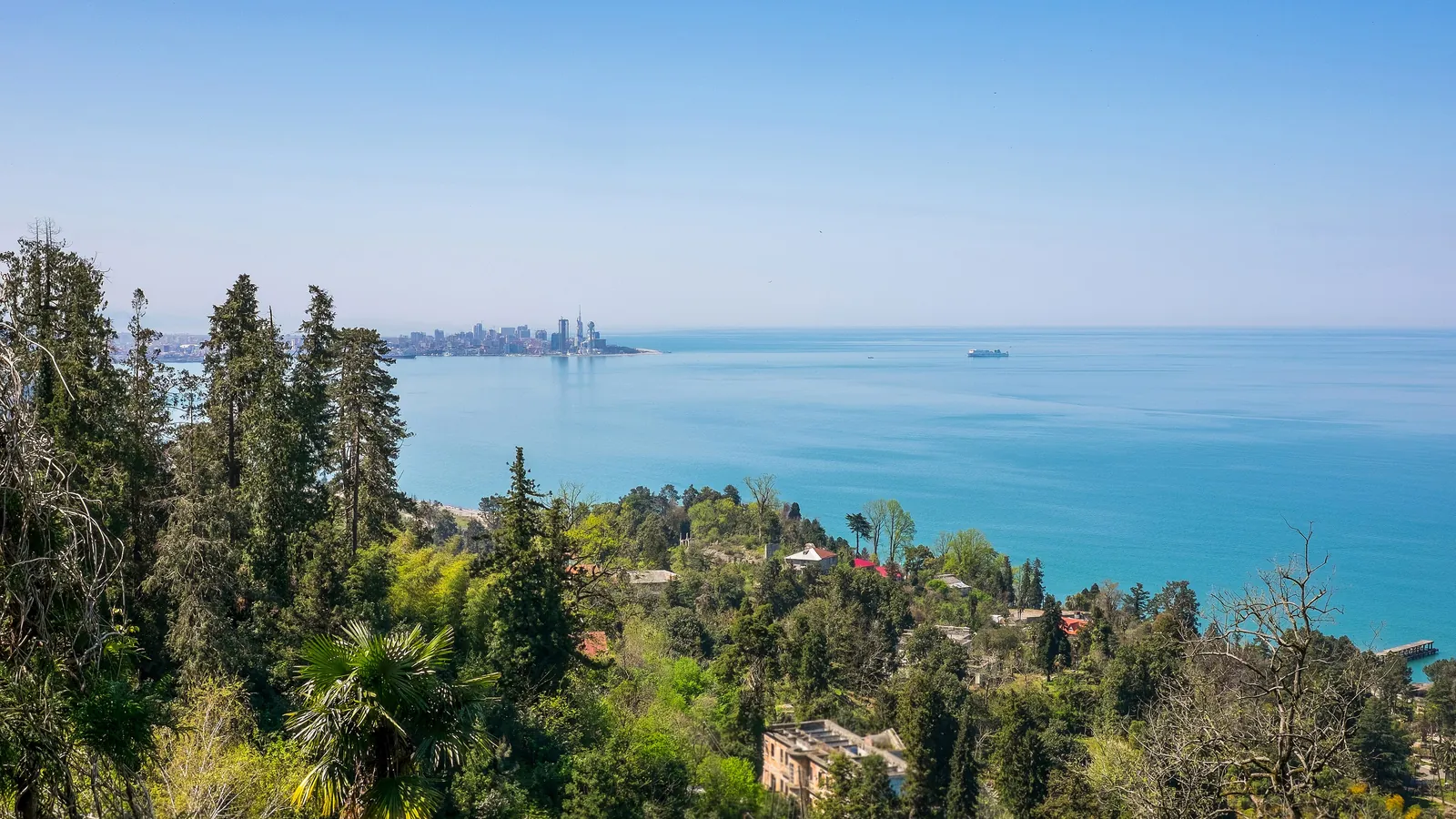 The skyline of Batumi on Georgia's Black Sea coast