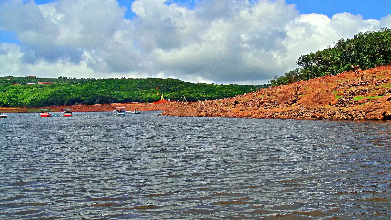 Boats on Venna Lake in Mahabaleshwar, the social heart of the hill station since the 19th century