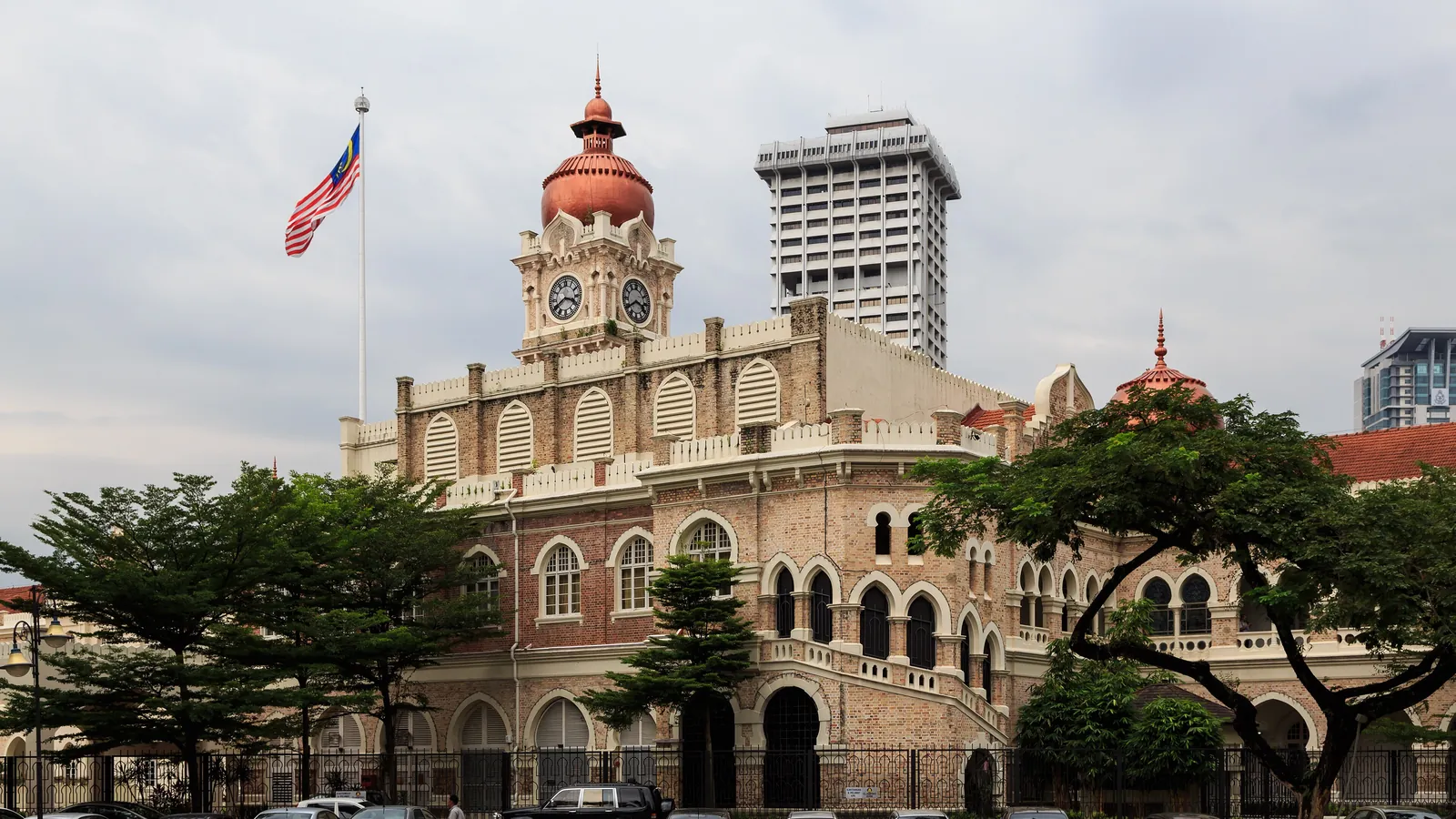The Sultan Abdul Samad Building facing Merdeka Square in Kuala Lumpur