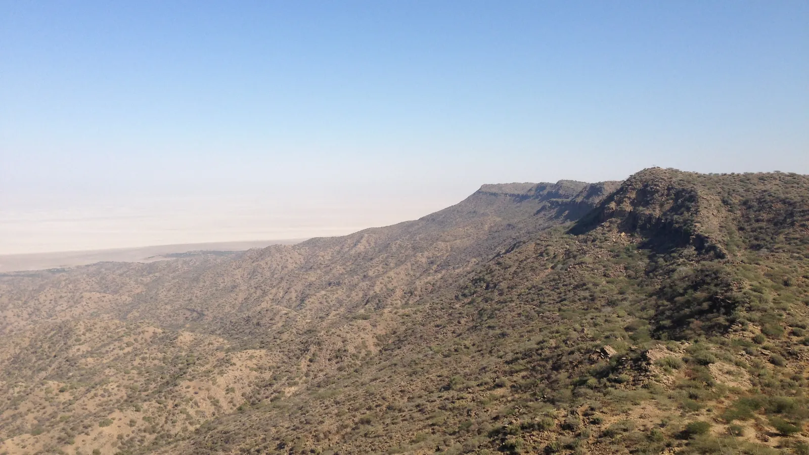 The vast Rann of Kutch seen from Kala Dungar, the highest point in Kutch